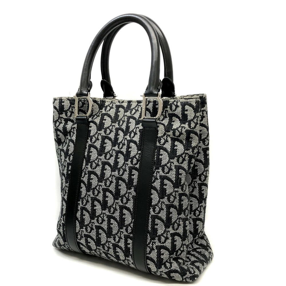 DIOR handbag Trotter Navy Blue canvas bag